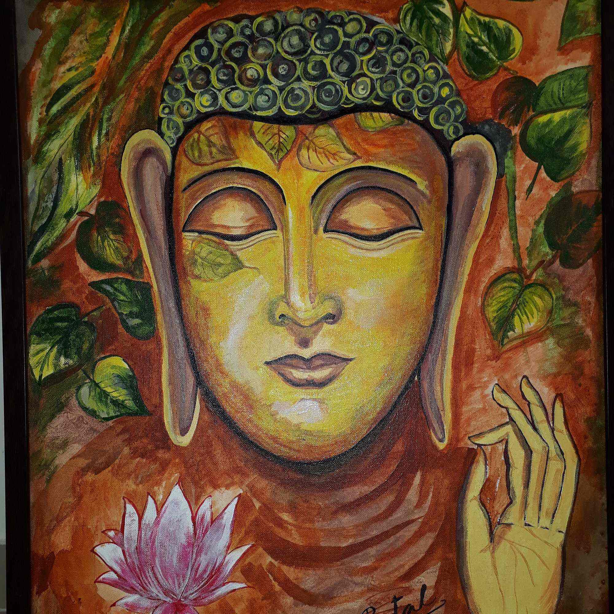 painting of buddha.